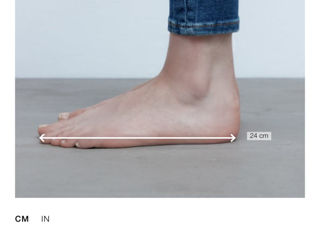 Slapi Zara piele naturală, marime 37, 230 lei foto 4