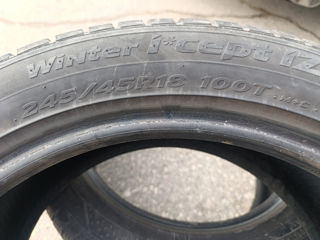 245 45 18, 2020 Hankook Korea iarnă 90% 2 buc foto 3