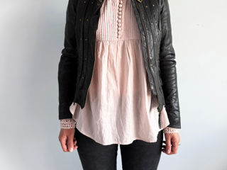 Allsaints кожаная куртка S foto 2