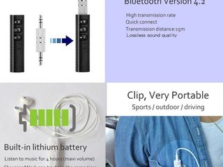 Bluetooth адаптер для AUX автомагнитолы. Handsfree foto 4