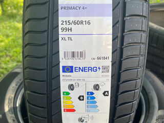 2 шины/2 anvelope 215/60 R16 Michelin Primacy 4+/ Доставка, livrare toata Moldova 2024 foto 2