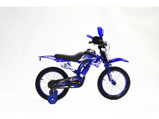 Bicicleta mototcicleta cu roti ajutatoare foto 2