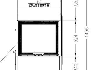 Продаю немецкий камин - топку Spartherm Varia m 60h - 2860e! foto 4