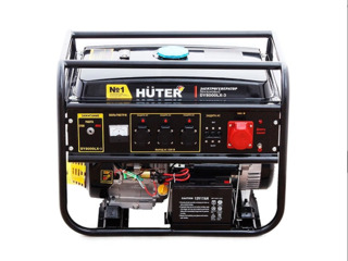 Generator Huter DY8000LX-3 220 V 6.5 kW benzină foto 1