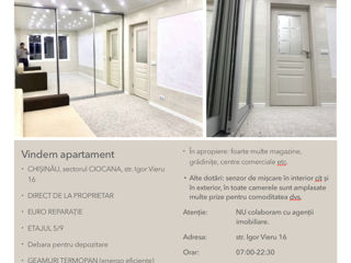 Apartament cu 2 camere, 53 m², Ciocana, Chișinău foto 10