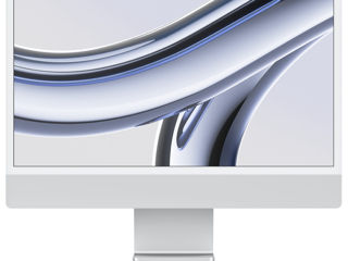 Apple iMac 24 MQR93 2023 M3, 8CPU/8GPU, 8/256Gb, Silver foto 1