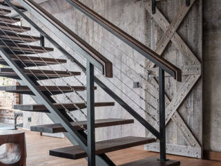 Лестницы металлические стиль Loft foto 7