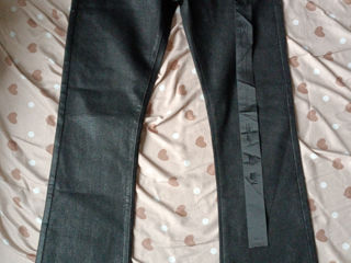 Rick owens Detroit cut waxed jeans