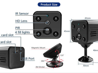 4G SIM card, mini camera. Новая! foto 3