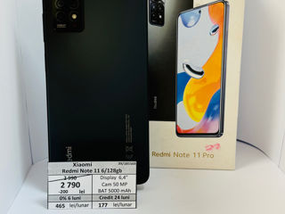 Xiaomi Redmi Note 11,6/128gb , 2790 lei