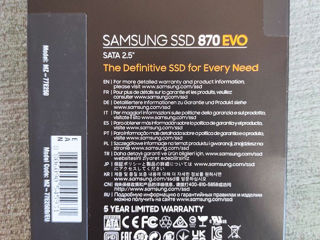 ssd 2.5" samsung 870 evo 250gb foto 2