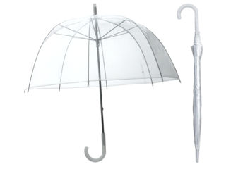 Стильный прозрачный зонт foto 2