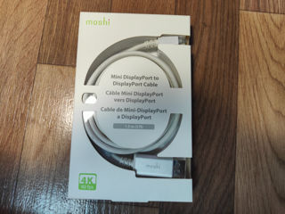 Cablu Video Moshi Mini DisplayPort to DisplayPort Cable, 1,5m, Alb foto 1