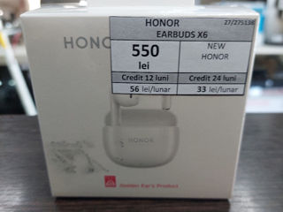 Honor Earbuds X6 / 550 Lei / Credit