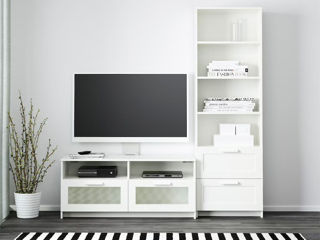 Living IKEA Brimnes White 180x41x190cm, profită de preț avantajos foto 2