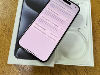 IPhone  15 Pro, Blue Titanium, 128GB, două cartele fizice, ideal !!! foto 3