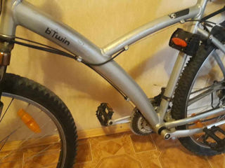 bicicleta în stare buna, aluminiu, bTwin, велосипед foto 1