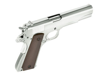 1911 pistol replica with Gas Blowback (GBB) - Silver [Golden Eagle] foto 7