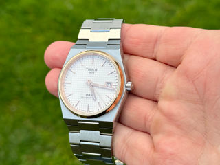 Tissot PRX Powermatic 80 40 mm White Face Gold Bezel Mechanical Automatic Watch Часы Ceas с Гарантие foto 5