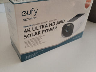 Cameră Eufy security 4k ultra HD solar power