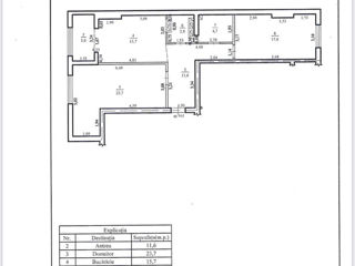 2-х комнатная квартира, 81 м², Центр, Страшены фото 3