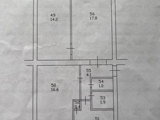 Apartament cu 3 camere, 65 m², BAM, Bălți foto 9