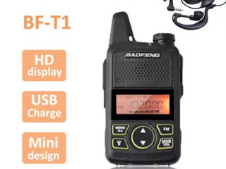 Скидка 20% Распродажа - Мини рация / Mini handheld radio Baofeng BF-T1 foto 6
