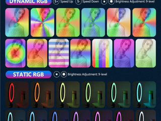 RGB reglabil USB Selfie Ring foto 3