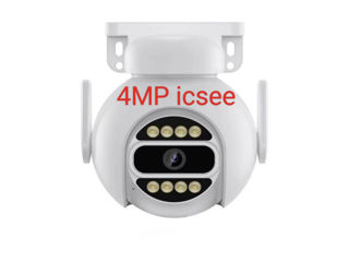 4MP ICSEE CAMERA IP Exterior cu microfon, dinamic, alarmă, urmărire om