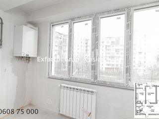 2-х комнатная квартира, 68 м², Буюканы, Кишинёв фото 11