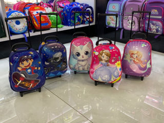 Огромный выбор детских чемоданчиков  на колесах и рюкзачков от фирмы Pigeon!! foto 7