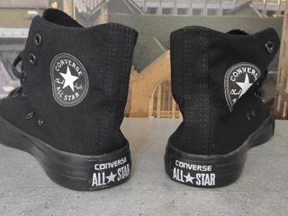 Converse all star black hightop foto 2