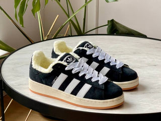 Adidas Campus Black cu blana / с мехом foto 4