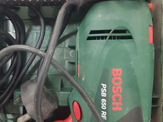Ударная дрель Bosch PSB 650 RE в хорошем рабочем состоянии foto 2