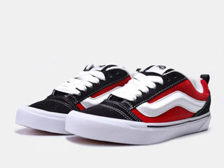 Vans KNU Skool Black/Red Women's foto 2