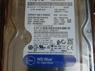 Новый HDD WD Blue 1TB - 700 лей. foto 1