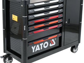 YT-09033 Инструментальная тележка с 7 ящиками     "Yato"