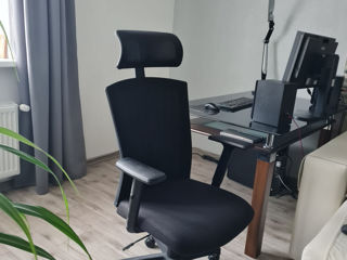 Кресло ergostyle-720s с изменяемым углом наклона, black , black б/у foto 4