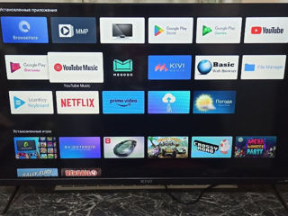 Smart Android TV LED 32" Full HD безрамочный, Bluetooth, голосовой пульт за 3000 лей foto 1