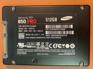 SSD Samsung 850 Pro - 128Gb / 256Gb / 512Gb / 1 Tb