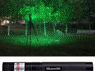 Мощный зеленый лазер. Green Lazer 303 foto 1