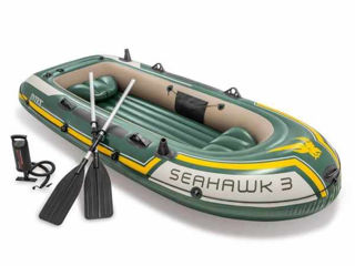 Barca gonflabilă Seahawk 3 cu vâsle și pompă - pret mic, livrare