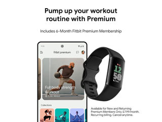 Новый  Fitbit Charge 6, GPS + glonass, Bluetooth, NFC, Черный фото 6