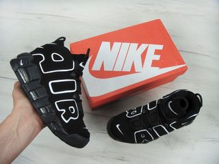 Nike Air More Uptempo (Black/White) Unisex foto 2