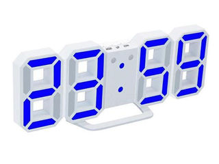 3D-Домашние-Настенные-Настольные-Часы с блоком питания в комплекте.