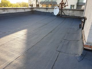 Reparații acoperișuri din material bituminos ремонт крыш foto 4