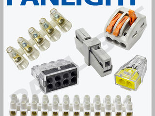 Clema pentru cabluri, conectori pentru cablu, wago, accesorii pentru cablu, panlight, forbox фото 2