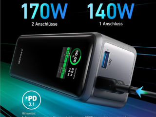 Anker Prime 27,650 mAh Power Bank (250 W), 3-Port Power Bank, Smart App Control foto 3