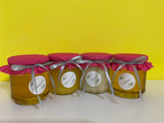Продаются наборы из баночек с мёдом. Оформление баночек с мёдом со своей пасеки. foto 1