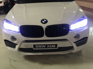 Electro masinuta BMW X6M alb foto 3